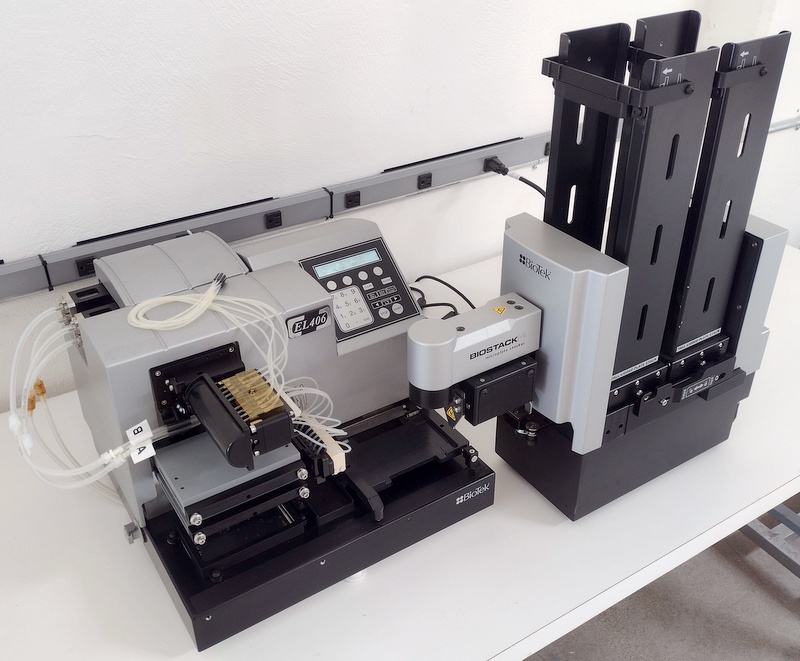 EL406 Microplate Washer Dispenser with Biostack4