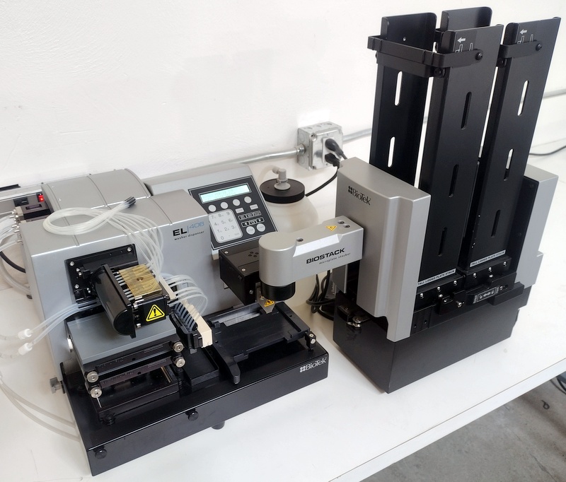 EL406 Microplate Washer Dispenser with Biostack4